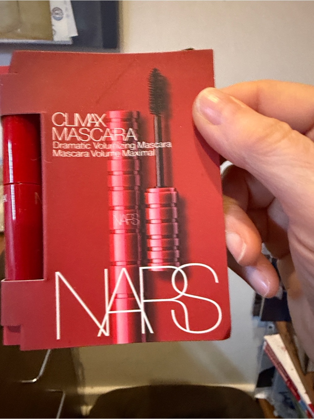 NWT NARS Climax Mascara Volumizing Mascara Mini in Explicit Black
